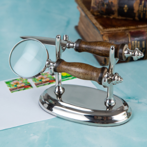 Комплект лупа и нож за отваряне на писма - Класик Комплект лупа и нож за отваряне на писма - Класик