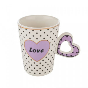 Чаша с лилаво сърце Lancaster