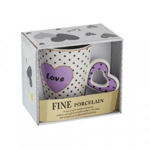 Чаша с лилаво сърце Lancaster