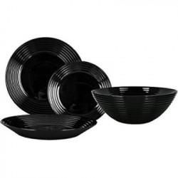 Сервиз за хранене Luminarc Harena Black от MaxShop Сервиз за хранене Luminarc Harena Black на ниска цена от Max-Shop