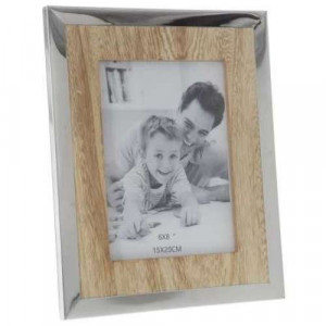 Рамка за снимки с иноксов кант