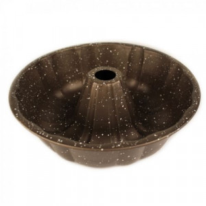 Кръгла форма за кекс с мраморно покритие