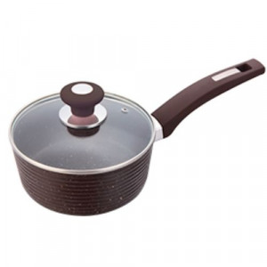 Касерола с капак керамично мраморно покритие Ecoline