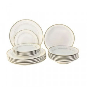 Сервиз за хранене 19 части - злато