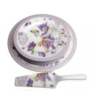 Сервиз за торта Лавандула