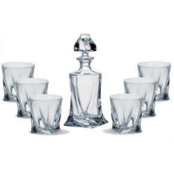 Сервиз за уиски с гарафа Bohemia на ниска цена от Max-Shop