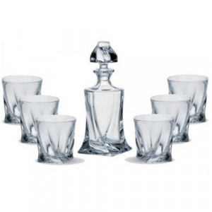 Сервиз за уиски с гарафа Bohemia