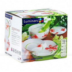 Луксозен сервиз за хранене Sweet Impression Luminarc от MaxShop Луксозен сервиз за хранене Sweet Impression Luminarc на ниска цена от Max-Shop