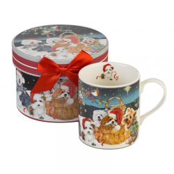 Коледна чаша кученца MUG от MaxShop Коледна чаша кученца MUG на ниска цена от Max-Shop