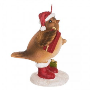 Коледна свещ птичка