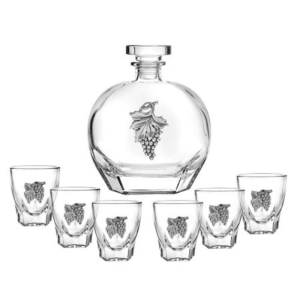 Сет 6 чаши и бутилка