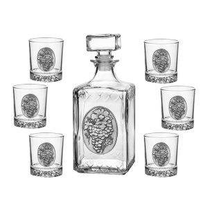 Сервиз за ракия бутилка+6 чаши 