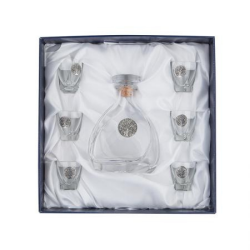 Сервиз 6 чаши за ракия с гарафа на ниска цена от Max-Shop