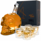 Декантер с 6 чаши за шот Oak & Steel Skull от MaxShop Декантер с 6 чаши за шот Oak & Steel Skull на ниска цена от Max-Shop