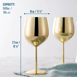 Метални чаши за вино 500 ml на ниска цена от Max-Shop