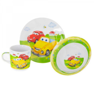 Детски сервиз за хранене коли