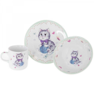 Детски сервиз за хранене Коте