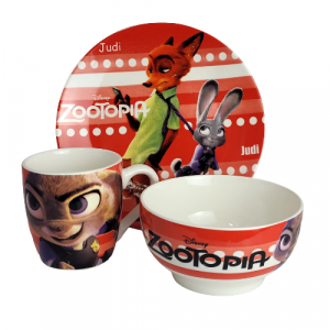 Детски сервиз за хранене Zootopia