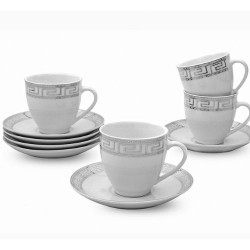 Чаши за кафе или чай 12 ч. Silver Versace от MaxShop Чаши за кафе или чай 12 ч. Silver Versace на ниска цена от Max-Shop