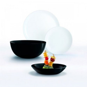 Сервиз за хранене luminarc diwali black and white 19 части