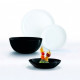 Сервиз за хранене luminarc diwali black and white 19 части от MaxShop Сервиз за хранене luminarc diwali black and white 19 части на ниска цена от Max-Shop