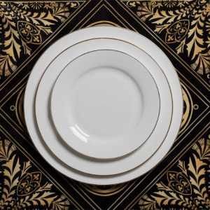 Сервиз за хранене 18 ч. Super White & Gold