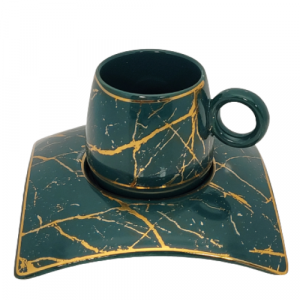 Чаши с чинийки за кафе 6 бр