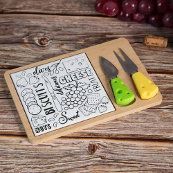 Плато за сирена 3 части White Cheese на ниска цена от Max-Shop