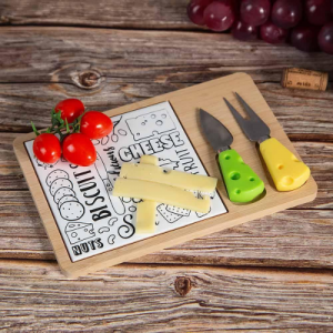 Плато за сирена 3 части White Cheese