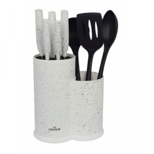 Комплект прибори и ножове на поставка