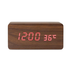 Дигитален часовник с вградено безжично зарядно на ниска цена от MaxShop