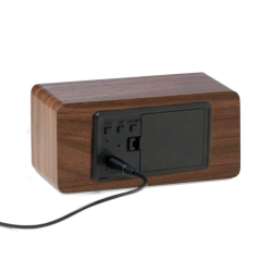 Дигитален часовник с вградено безжично зарядно на ниска цена от MaxShop