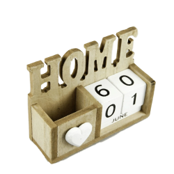 Дървен вечен календар на ниска цена от Max-Shop