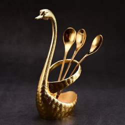 К-т лебед с лъжички Golden Feathers на ниска цена от Max-Shop