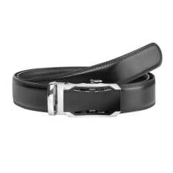 Луксозен сет от портфейл и колан 110 см. - SILVER FLAME на ниска цена от Max-Shop