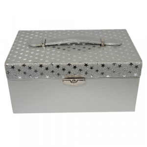 Кожена кутия за бижута 