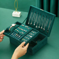 Кутия за бижута зелена на ниска цена от MaxShop