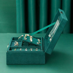 Кутия за бижута зелена на ниска цена от MaxShop