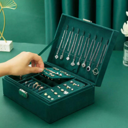 Кутия за бижута зелена на ниска цена от MaxShop