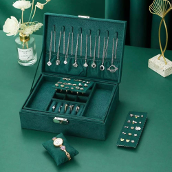 Кутия за бижута зелена на ниска цена от MaxShop