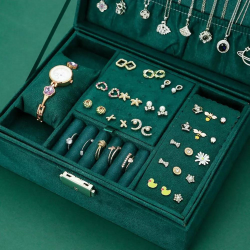 Кутия за бижута зелена на ниска цена от MaxShop