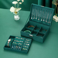 Кутия за бижута зелена на ниска цена от MaxShop