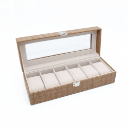 Кутия за часовници с 6 отделения на ниска цена от Max-Shop