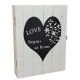 Кутия за ключове Love begins at home на ниска цена от MaxShop
