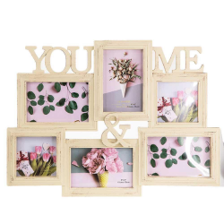 Колаж рамка за снимки 6 броя You & Me на ниска цена от Max-Shop
