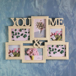 Колаж рамка за снимки 6 броя You & Me от MaxShop Колаж рамка за снимки 6 броя You & Me на ниска цена от Max-Shop