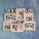Колаж рамка за снимки 6 броя You & Me от MaxShop Колаж рамка за снимки 6 броя You & Me на ниска цена от Max-Shop