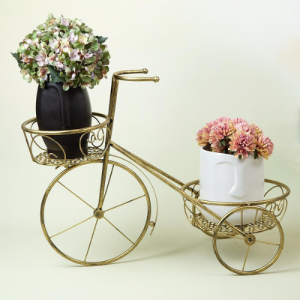 Цветарник за 2 саксии колело