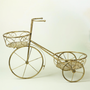 Цветарник за 2 саксии колело