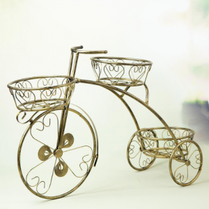 Цветарник за 3 саксии велосипед